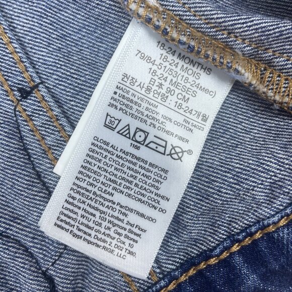 Baby Gap Disney Minnie Mouse Denim Jacket Szize 18-24M - Picture 7 of 7